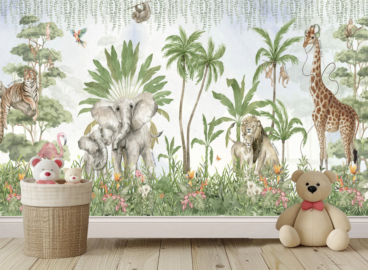 Affirmation Jungle Wall