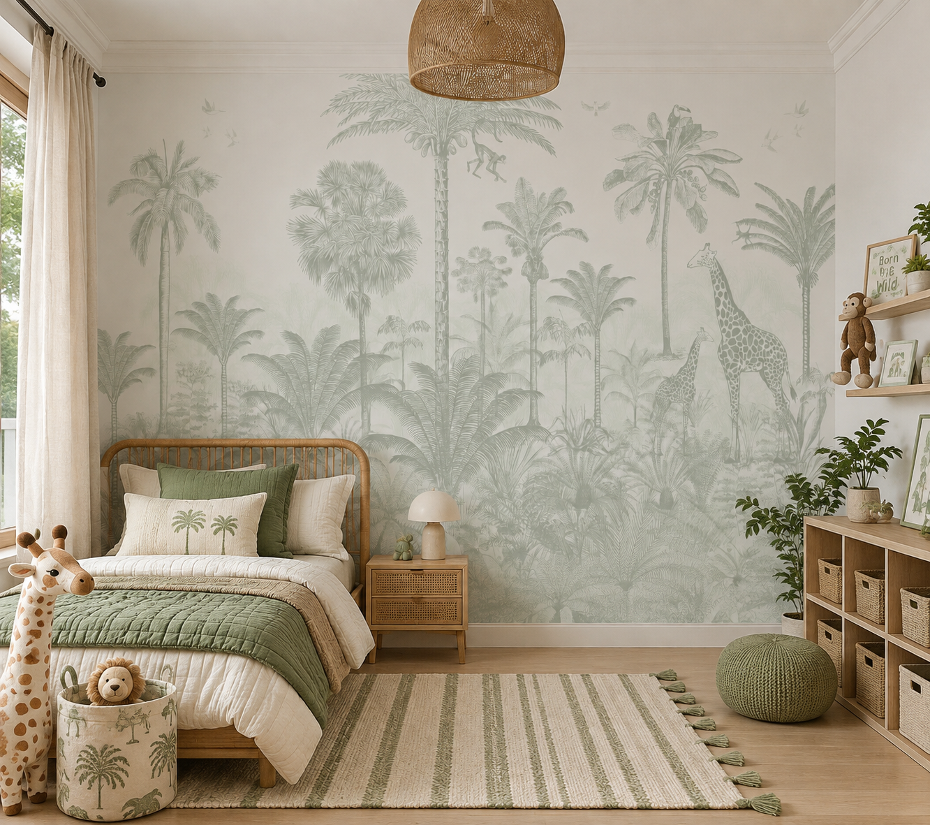 Whispering Wilds – Sage Jungle Mural